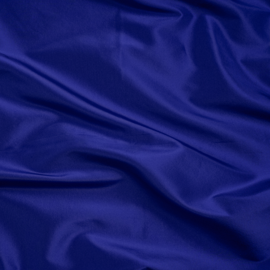 Premium Mazarine Blue Silk Taffeta | Mood Fabrics