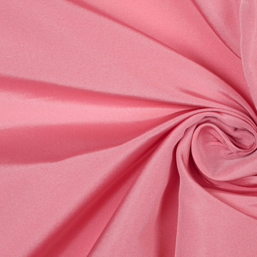 Bubble Gum Solid Silk Faille | Mood Fabrics