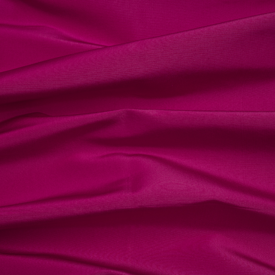 Fuchsia Solid Silk Faille | Mood Fabrics