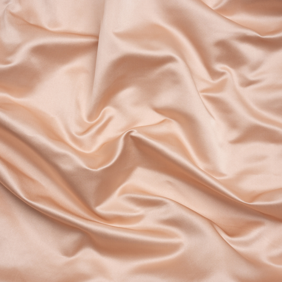 Premium Blush Silk Duchesse Satin | Mood Fabrics