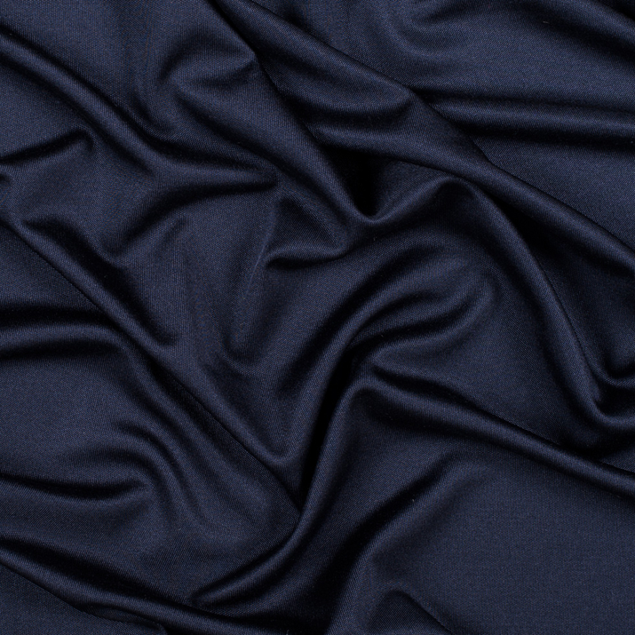 Navy Silk Knit Jersey | Mood Fabrics