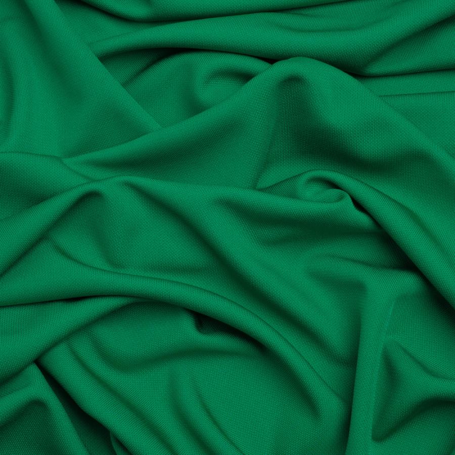 Premium Kelly Green Rayon Matte Jersey | Mood Fabrics