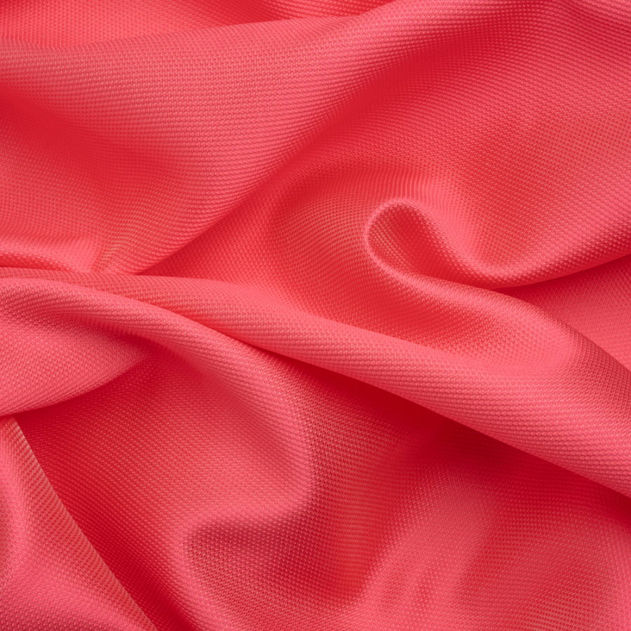 Premium Italian Honeysuckle Polyester and Silk Mikado Pique | Mood Fabrics