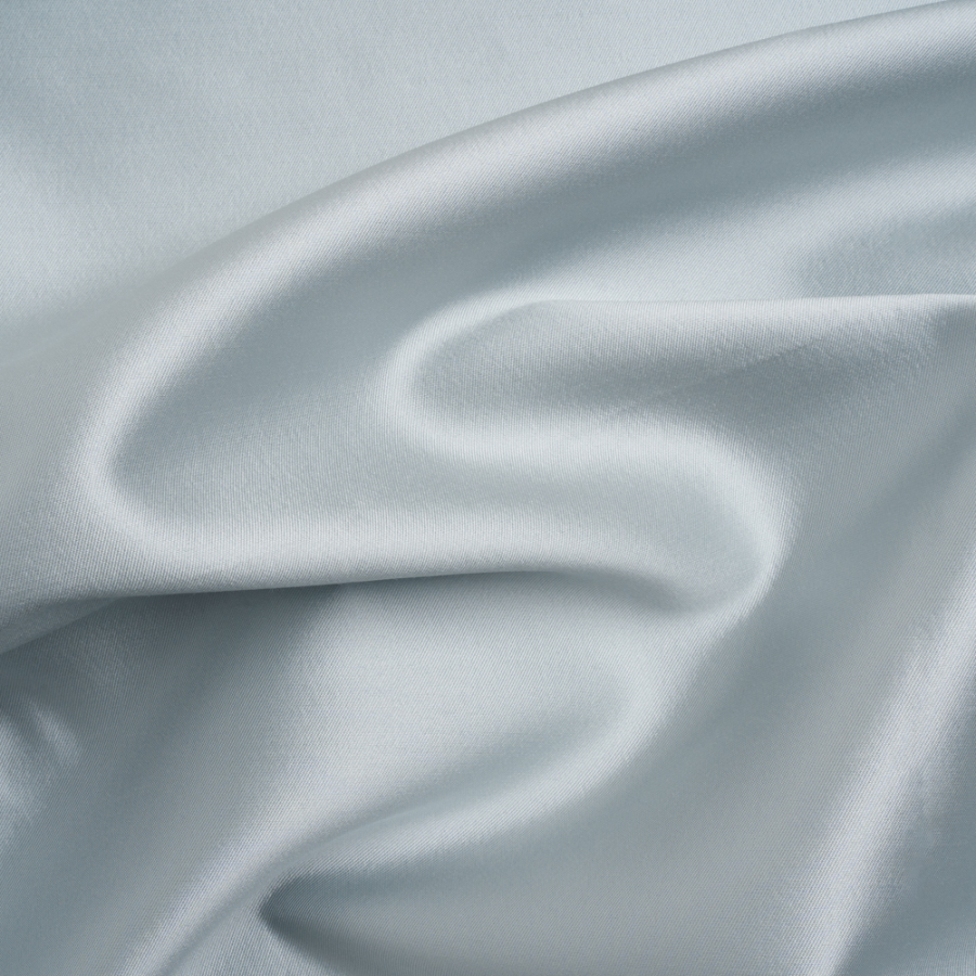 Wen Blue Silk Wool | Mood Fabrics