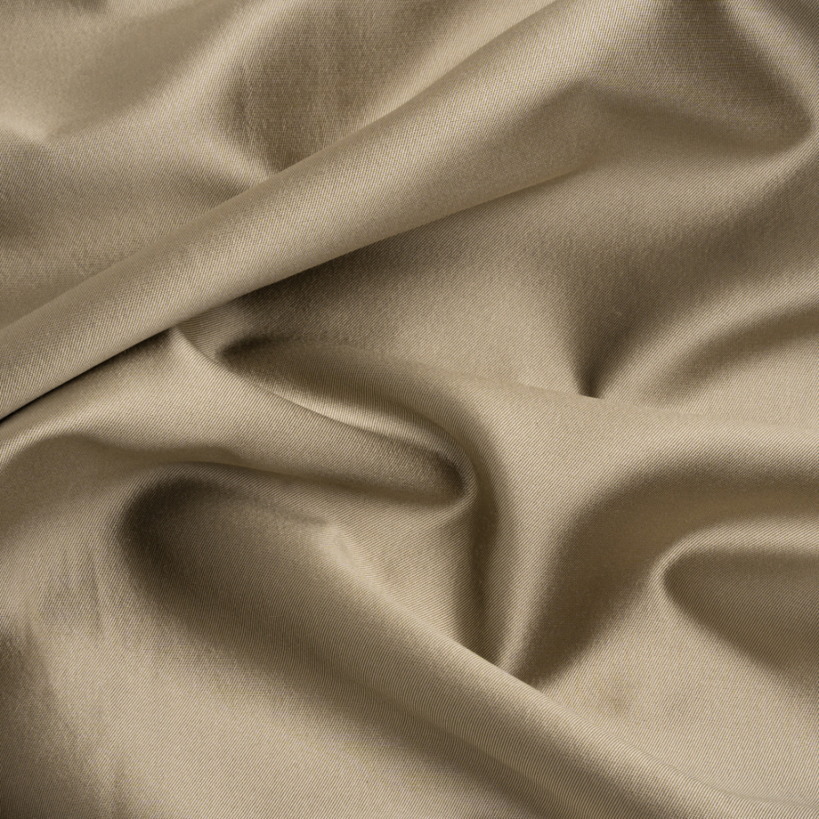 Premium Creme Brulee Silk Wool | Mood Fabrics