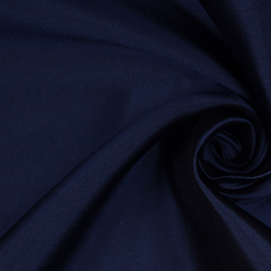 Estate Blue Silk Wool | Mood Fabrics