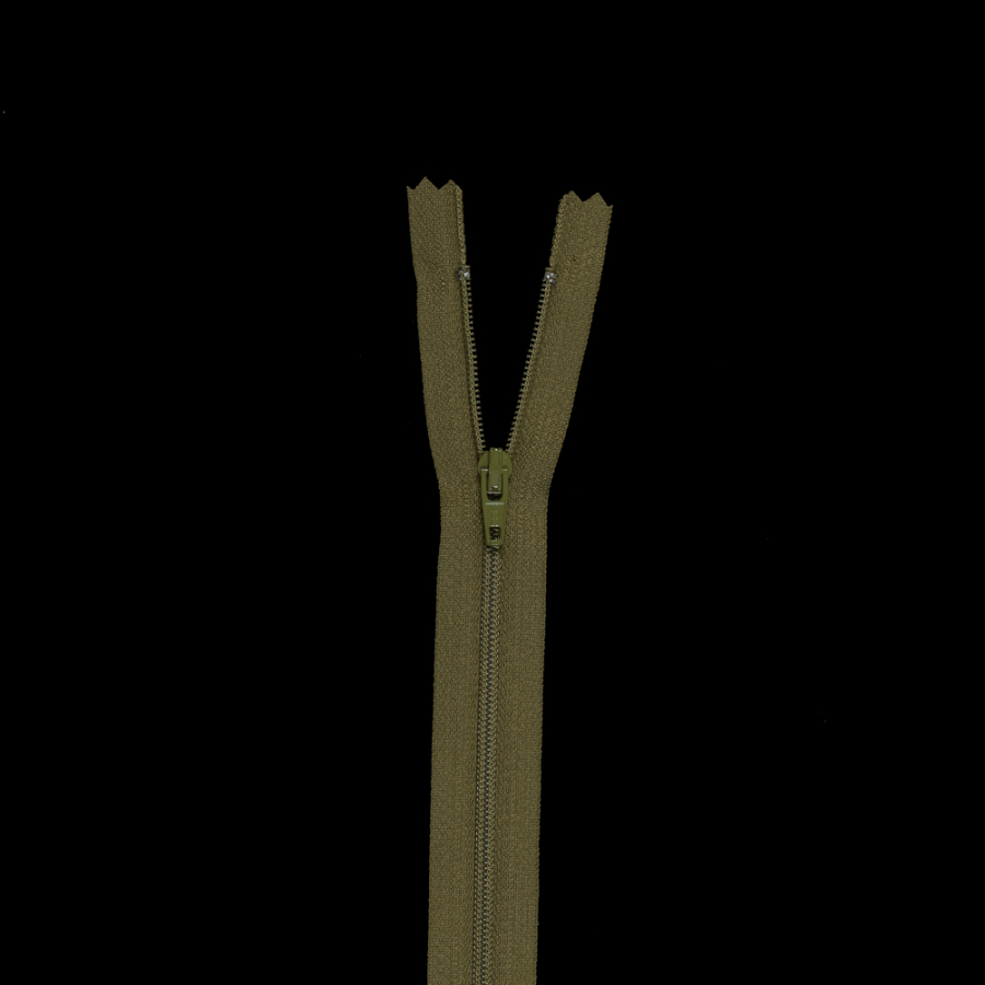 247 Green Moss Regular Zipper - 24 | Mood Fabrics
