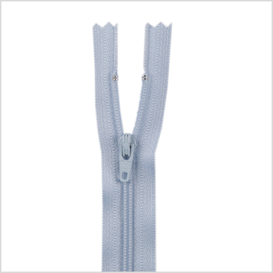 350 Pastel Blue 24 Regular Zipper | Mood Fabrics