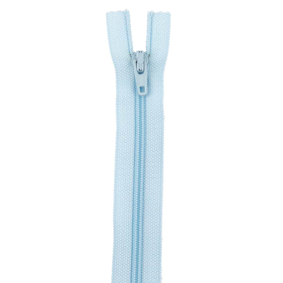 542 Light Blue 24 Regular Zipper | Mood Fabrics