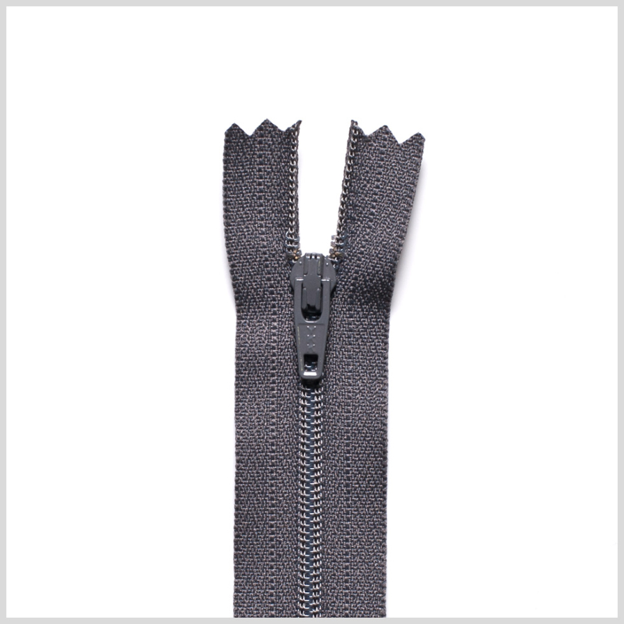 076 Cement 9 Regular Zipper | Mood Fabrics
