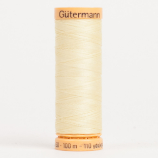 1370 Light Yellow 100m Gutermann Cotton Thread