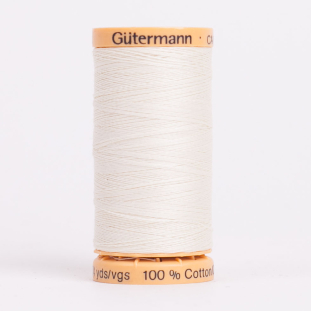 1040 Ivory 250m Gutermann Natural Cotton Thread
