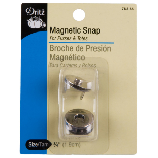 Dritz Size 3/4 Silver Magnetic Snaps