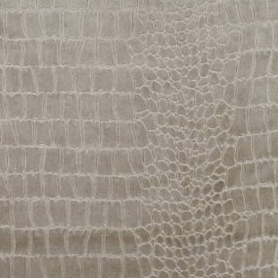 Taupe Animal Upholstery Velvet