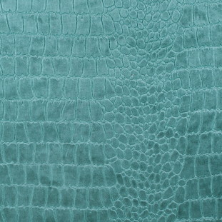 Aqua Animal Upholstery Velvet