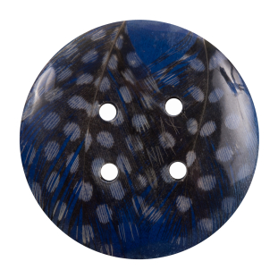 52mm Nautica Blue Laminated Feather Coconut Button