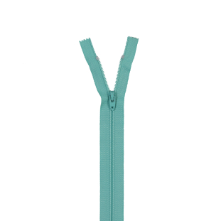 Tiffany Blue Regular Zipper with Nylon Coil - 7"