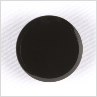 Black Glass Button - 28L/18mm