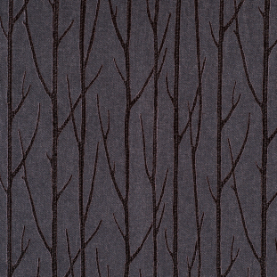 Onyx Embroidered Trees Menswear Poly