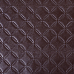 Chocolate Brown Quilted Vinyl