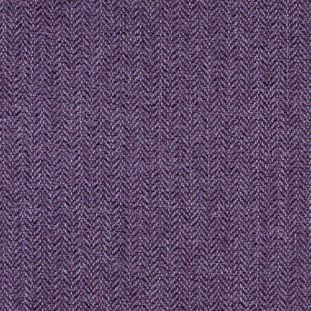 Lavender/Black Heavyweight Herringbone Tweed