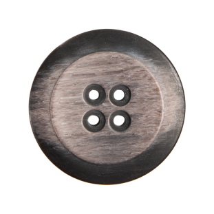 Italian Taupe Plastic Button - 44L/27mm