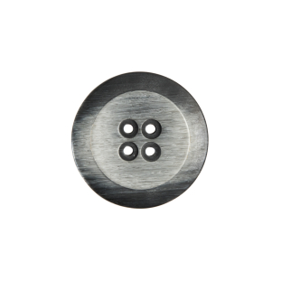 Italian Gray Plastic Button - 28L/18mm