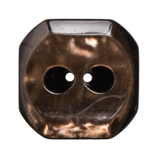 Italian Bronze Plastic Button - 54L/34mm