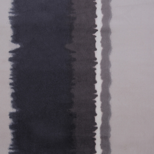 Shadow Abstract Stripes Cotton-Modal Velvet Print