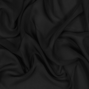 Black Polyester Chiffon