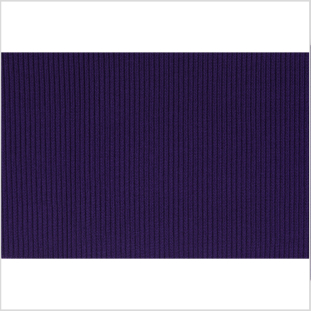 Purple Rib Knit Trim - 7 x 38
