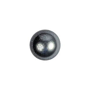 Italian Metallic Silver Shank Back Button - 20L/12.5mm