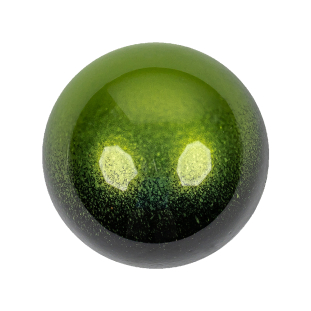 Metallic Green Button - 44L/28mm