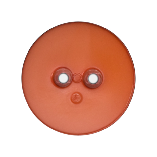 Orange Plastic Button - 44L/28mm