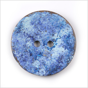 Blue Coconut Button - 36L/23mm