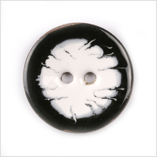 White/Black Coconut Button - 80L/50.8mm