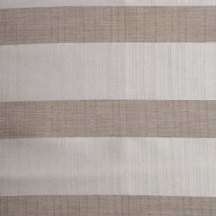 Turkish Striped Silver Polyester Woven