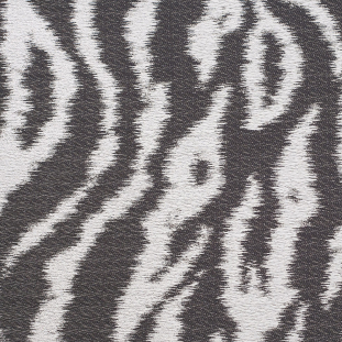 Turkish Black Animal Printed Polyester Woven