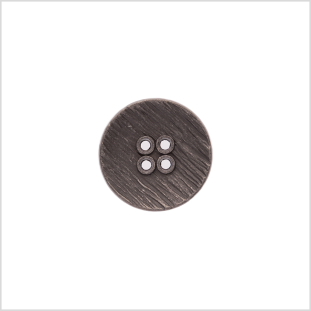 Italian Silver Zamac Embossed Button - 32L/20mm