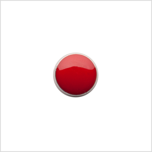 Italian Red Shank Back Button - 17L/10.5mm