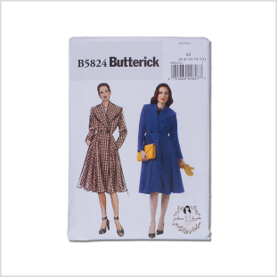 Butterick Semi-Fitted Coat Pattern B5824 Size A5
