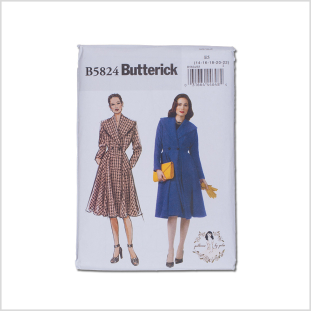 Butterick Semi-Fitted Coat Pattern B5824 Size E5