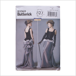 Butterick Misses' Corset and Skirt Pattern 5969 Size A5