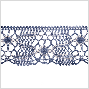 2.5 European Gray Crochet Lace