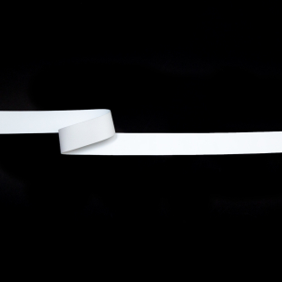 Italian White Reflective Ribbon - 0.875"