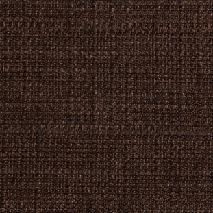 Chocolate Polyester-Viscose Woven