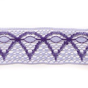 Purple Crochet Trim - 4