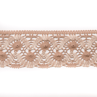 Beige/Ivory Crochet Trim - 4