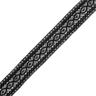 Black Crochet Trim - 1.375