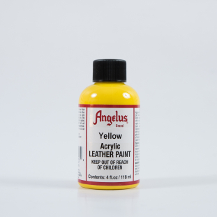 Angelus Yellow Leather Paint - 4oz